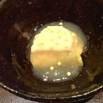 神保町 傳 - ●焼き茄子と帆立 冬瓜の餡