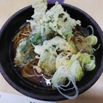 道草庵 - 料理写真:季節野菜そば（菜の花）　470円