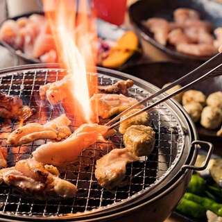 Safe and delicious “Seiryu Midori”! grilled style chicken Yakiniku (Grilled meat)