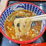 三田製麺所 - 海老の風味のスープ