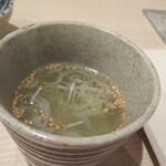 焼鳥 煌 - 鶏スープ