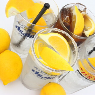 新名物！レモンサワー‼定番から個性溢れるものまで、種類豊富♪