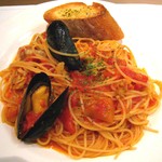 ＴＨＥ ＯＲＣＨＡＲＤ - ['09/04]パスタランチ（ペスカトーレ）