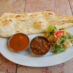 インディアンレストラン ジャキール - 本日のカレー2種のセット