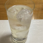 鰻はし本 - 麦睡 情け嶋のソーダ割り