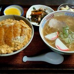 だるまや食堂 - 中華そば & カツ丼  セット