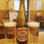 寿々喜 - 瓶ビール キリンラガー 650円