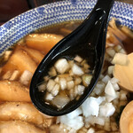 麺たま - スープ　玉ねぎが良い‼︎