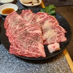 Shinra Kaikan Kazokutei - 和牛しゃぶ焼＠1800x2