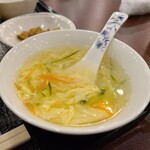 中華料理 北京飯店 - 卵スープです。