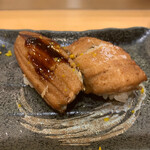 おけい鮨 - 焼き穴子 ツメと柚子塩