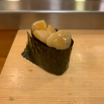 おけい鮨 - 小柱 軍艦巻き