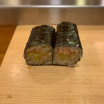 おけい鮨 - とろたく巻き