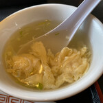 中国料理一龍 - 玉子スープは、スッキリとして美味しいです