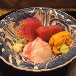 車力門 ちゃわんぶ - 造り盛合せ。