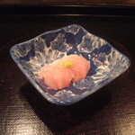 車力門 ちゃわんぶ - 鮃の縁側のにぎり(凌ぎ)