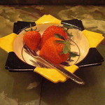 車力門 ちゃわんぶ - 水菓子のいちご。