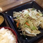 くすの木食堂 - 野菜炒め定食