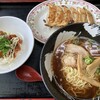 Gyouza No Oushou - 豚キムチ丼とあっさり醤油ラーメン700円税込+餃子242円税込