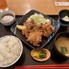 Gohan Ya Honoka - 鶏の竜田揚げ(にんにく&醤油)(ポテトサラダ、温泉玉子)