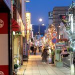 馳走 山傳 - 三島広小路から眺めるスノームーン