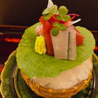 日本料理 直 - サヨリ　初鰹　目鯛