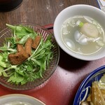 Chaini-Zu Resutoran Chaina - 野菜サラダ、スープ【2021.3】