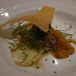 La Brianza - 生しらす沖漬とイワシのパスタ