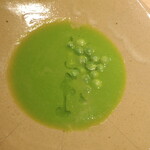 富小路 やま岸 - うすい豆のすり流し