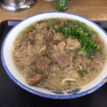 立ち食いうどん 味沢 - 和風ぼっかけラーメン(ぼっかけ増量)