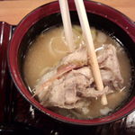 こい勢 - ランチ握り・・・１０５０円に、あら汁付きですぅ☆彡