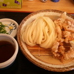 かの家 - いか天ざるうどん@650円