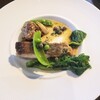 Brasserie Noix - お魚コース(1800円)  真鱈と白子のムニエル