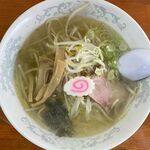 岩はし - 塩ラーメンのアップ