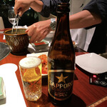 游玄亭 - サッポロ黒ラベル/800円♪