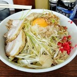 ラーメン二郎 - 小汁なしネギニンニクアブラベニ