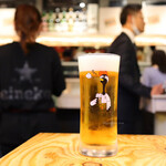 天ぷらと海鮮 ニューツルマツ - 生ビール