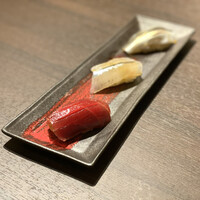 鮨まつもと - ・小肌、サヨリ、赤身漬け