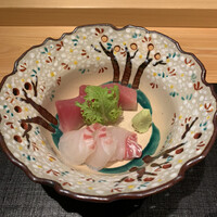 御料理 まつ山 - 明石の鯛、よこわ