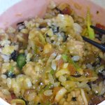 鮪丼のマグロがガチガチに凍っていて冷たくて良かったです2012,09,13