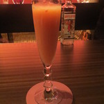 桃のフレッシュカクテル