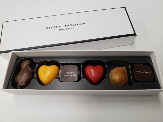 バレンタインのチョコを自分で買う By 森の里５ ピエール マルコリーニ 羽田 Pierre Marcolini 羽田空港第２ターミナル 東京モノレール チョコレート 食べログ