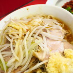 ラーメン二郎 - ラーメン小＋ニンニク多め＋青ネギ