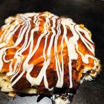 Pompo Ko Tei - 令和2年8月 ランチタイム お好み焼き定食 税込700円