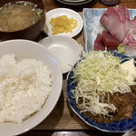 Kichinto - 刺身3P+小生姜焼き2P