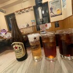 勢太 - ◆サッポロラガービール（赤星）〈瓶〉・ウーロン茶◆600円・300円♪