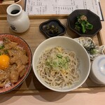 だし屋 おわん - 鯛めしセット＋蕎麦