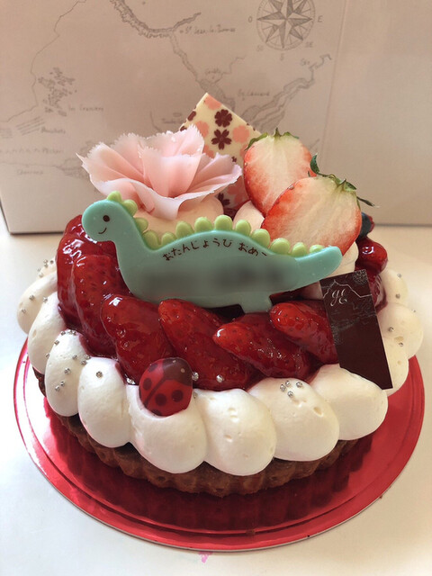 誕生日ホールケーキ By 7487 パティスリー サン ミッシェル Patisserie Saint Michel 松阪 ケーキ 食べログ