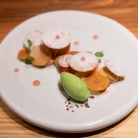 Noeud.TOKYO - キャラメルとイチゴ パセリのアイス 蕎麦粉のガレット