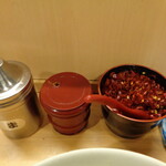 一〇そば - 薬味